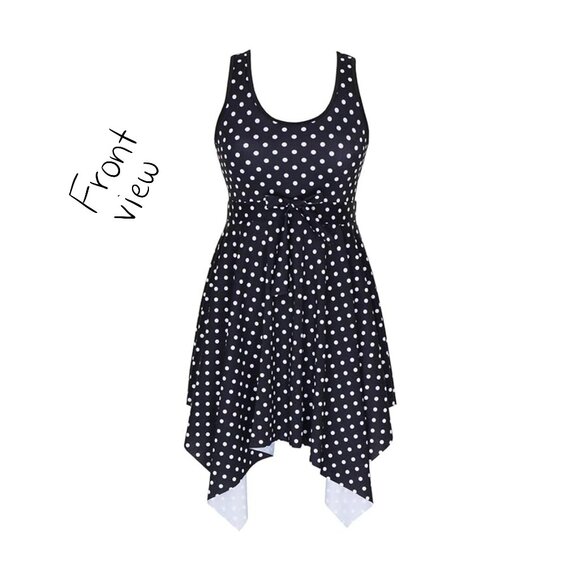 Slimming Tummy Control Swimdress Plus Size Swim Dress Retro Skirt - 28 - NEW - Picture 1 of 3